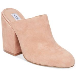 Steve Madden suede mules (color: camel, size: 8)